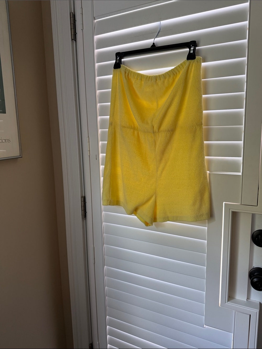Gertrude Davenport Vintage Women’s High-Waist Yellow tube top shorts small